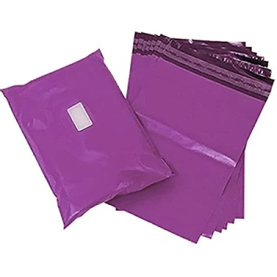 Image of Triplast 17 x 22 Inch Plastic Mailing Postal Bag Purple (Pack of 100)