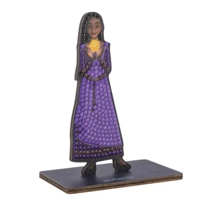 Image of CRYSTAL ART Disney Wish: Asha and the Good Star Complete Diamond Collectable Wooden Figure Kit
