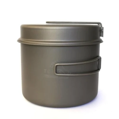 Image of Toaks Titanium Pot with Pan (1100 ml)
