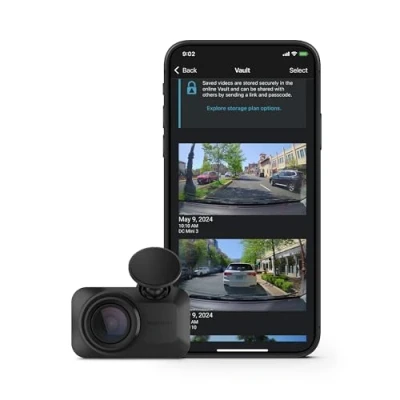 Image of Garmin Dash Cam™ Mini 3, Ultracompact 1080p HD Cam with a 140 degree Field of View, Built in Clarity™ Polarizer, Voice Controlled, Automatic Recording