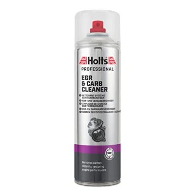 Image of Holts EGR &amp; Carb Cleaner Spray, Carburetor Professional Quality Cleaner, Removes Soot Deposits, Reliable Valve Diesel Petrol Engines, 360 500ml
