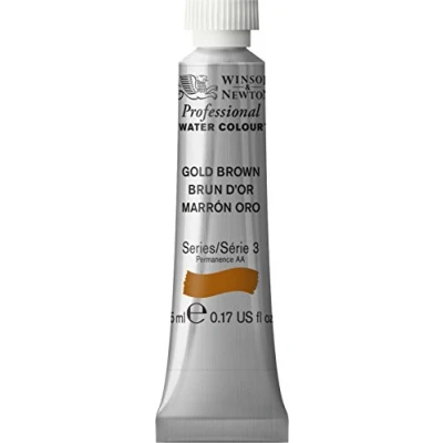 Image of Winsor &amp; Newton 5 ml Tube Professional Water Colour, Brun Dore