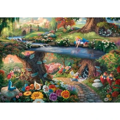 Image of Schmidt Thomas Kinkade: Disney Alice in Wonderland Puzzle 1000pc Ages 12+ 1 Players