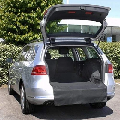 Image of UK Custom Covers BL071 Tailored Waterproof Boot Liner Mat Black To Fit VW Passat Estate (Inc Alltrack) 2005 2011