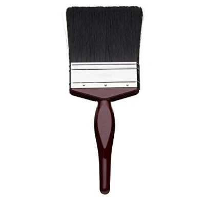 Image of ProDec Contractor 4 inch All Purpose Mixed Bristle Paint Brush for a Smooth Finish Painting with Emulsion, Gloss and Satin Paints on Walls, Ceilings, Wood Metal, 4&quot; 100 mm