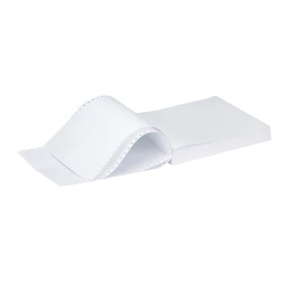 Image of Q Connect 11x9.5 Inches 2 Part NCR White and Pink Plain Listing Paper (Pack of 1000) KF02708