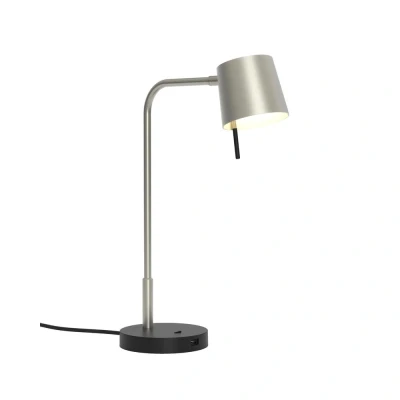 Image of Miura Desk USB Matt Nickel Table Lamp Astro