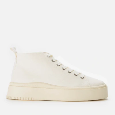 Image of Vagabond Women&#039;s Stacy Hi Top Trainers Cream White UK 8
