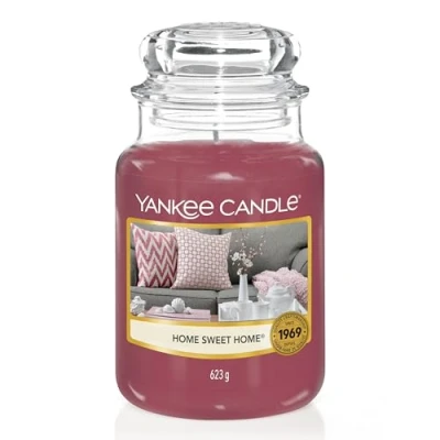 Image of Yankee Candle Scented Home Sweet Large Jar Long Burning Candles: up to 150 Hours Perfect Gifts for Women