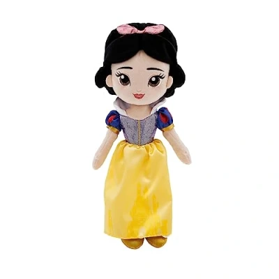 Image of Disney Store Official Snow White Soft Toy Doll, and the Seven Dwarfs, 35cm/13, Plush Princess with Embroidered Details, Suitable for Ages 0+