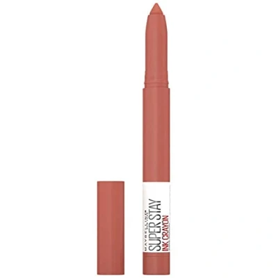 Image of Maybelline New York Super Stay Ink Crayon Matte and Long Lasting Lipstick Number 100 Reach High 1.5g
