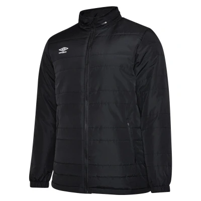 Image of Umbro Boys Childrens/Kids Club Essential Bench Jacket (Black) Size 11 12Y