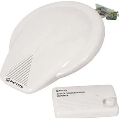 Image of Mercury Outdoor Amplified Freeview HDTV Aerial for Caravans &amp; Boats