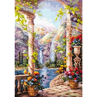 Image of Magic needle 44 21 ZW Fantastic View Counted Cross Stitch Kit with Zweigart Edition, Cotton, Multi Colour, 27 x 40 cm