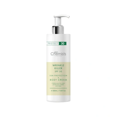 Image of SkinChemists Unisex Wrinkle Killer Sun Protection Body Cream SPF 30 200ml One Size