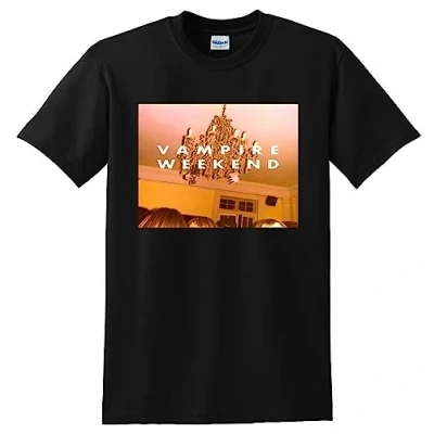 Image of Vampire Weekend T Shirt Vinyl cd Cover Poster tee Small Medium Large XL Black
