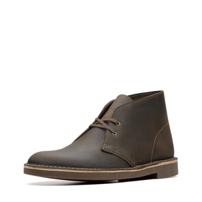 Image of Clarks Men&#039;s Bushacre 2 Chukka Boot, Beeswax, 8 UK