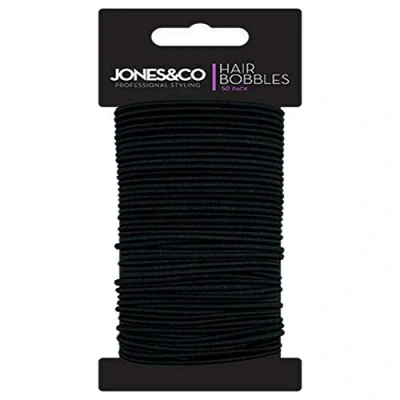 Image of 50 x Pack Snag FREE Thin Elastic Ladies Hair Bands Bobbles School Girls Ponytail Holders Unisex Daily Everyday Care Casual Beauty Stylist Accessories Gentle Black Blonde Brown UK P&amp;P (BLACK)