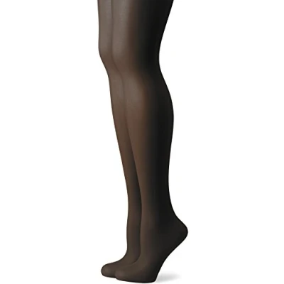 Image of DIM Women&#039;s Body Touch Transparent Comfort x2 Tights, Black, XL
