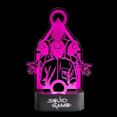 Image of Grupo Erik Lamp Squid Game LED Lamp, Night Light, Kids Desk Mood Lights, Table Gaming Gamer Gifts, Accessories
