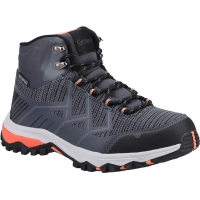 Image of Cotswold Wychwood Recycled Hiking Boots Female Grey/Coral UK Size 6