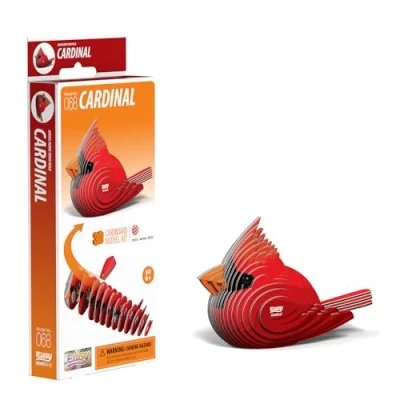 Image of EUGY D5084 Cardinal 3D Model Craft Kit,