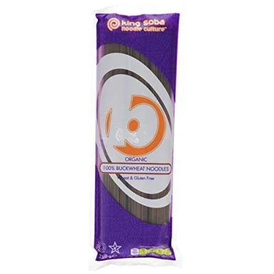 Image of King Soba Org 100% Buckwheat Noodles 250g (Pack of 10)