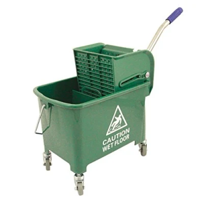 Image of Bentley Industrial MB.20/G Mobile Mop Bucket, 20 L Capacity, Green