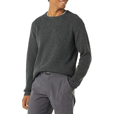 Image of Amazon Essentials Men&#039;s Long Sleeve Soft Touch Crewneck Jumper, Charcoal Heather, XL