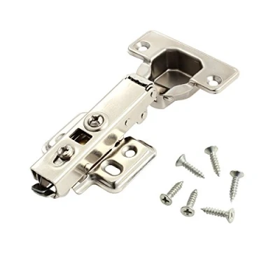 Image of Neoteck Soft Close Cabinet Door Hinges 20 PCs 110 Degree Steel Kitchen Cupboard Hinge Slow Shut Clip On Plate 35mm for B&amp;Q Ikea Mfi Wickes Other Types Of Cabinets and Lift Off