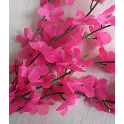 Image of Best Artificial 80cm Trailing Flower Garland Hanging Vine String Plant (Fuchsia Pink)