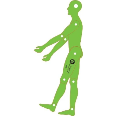 Image of Template Male Human Silhouette moveable