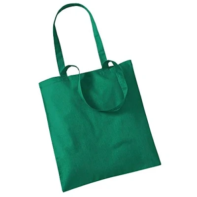 Image of Westford Mill W101 Bag for Life Long Handles Kelly Green