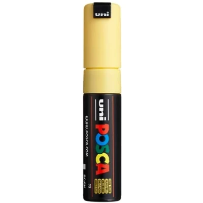 Image of Uni Ball Posca Broad Chisel Tip Marker Yellow