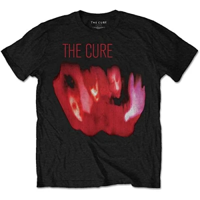 Image of The Cure Pornography Official Tee T Shirt Mens Unisex (Medium) Black