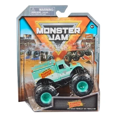 Image of Monster Jam 2023 Spin Master 1:64 Diecast Truck Series 32 Everyday Heroes Ranger Rescue