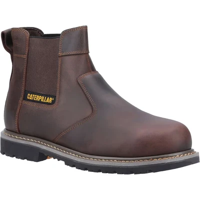 Image of Caterpillar Powerplant Dealer Mens Smart Boots Brown 10 UK