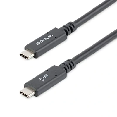 Image of StarTech.com USB C to Cable 6 ft / 1.8m 5A PD IF Certified M/M 3.0 5Gbps Charging Type (USB315C5C6)