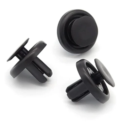 Image of VVO Fasteners Black Plastic Rear Wheel Arch Flares &amp; Moulding Trim Clips for Toyota RAV4, (Pack of 10)