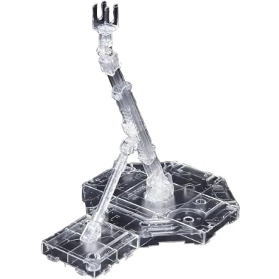 Image of BANDAI Hobby Clear Action Base1 Display Stand 1/100 (Box/10), BAS5057417