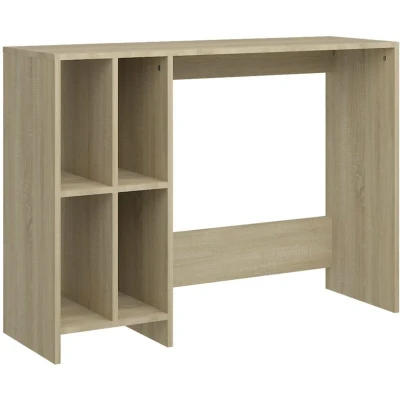 Image of vidaXL Notebook Desk Sonoma Oak 102.5x35x75 cm Engineered Wood