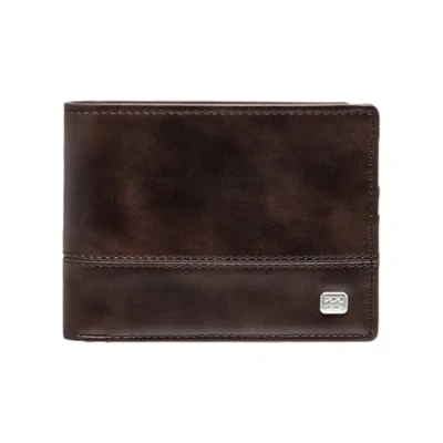 Image of Billabong Dimension Unisex Wallet, Size: One Size, Chocolate