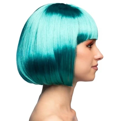 Image of Boland 10103130 BOL85898 Cabaret Women&#039;s Wig, Turquoise, Taglia unica