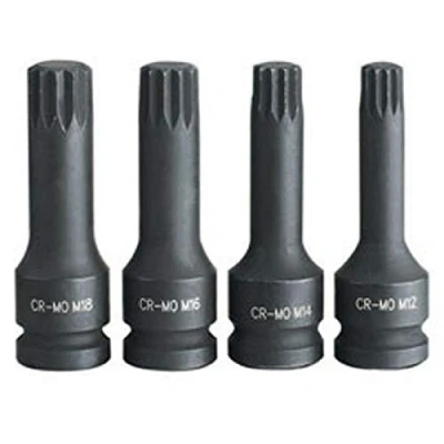 Image of Clarke PRO216 4 Piece Impact Spline Set