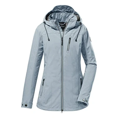 Image of G.I.G.A. DX GS 32 WMN SFTSHLL JCKT 38345 000 Women&#039;s Softshell Outdoor Jacket with Zip Off Hood Petrol Blue 36
