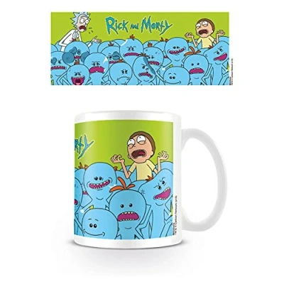 Image of Pyramid MG24437 Rick &amp; Morty Mr. Meeseeks Ceramic Mug, Porcelain, Multi Colour