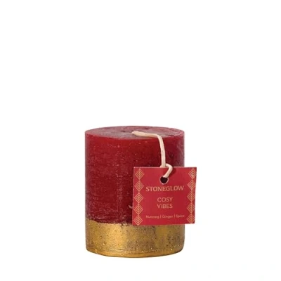 Image of Seasonal Cosy (Nutmeg, Ginger &amp; Spice) Short Pillar (73 x 90mm