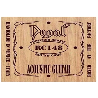 Image of Dogal® RC148D Acoustic Guitar Set Phosphor Bronze Strings for Round Core 012/054
