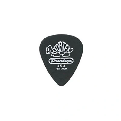 Image of Dunlop 488R.73 Tortex® Pitch Black.73mm, 72/Bag