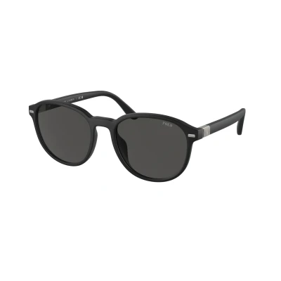 Image of Polo Ralph Lauren Sunglasses, Men&#039;s, Size: 54, Matte black